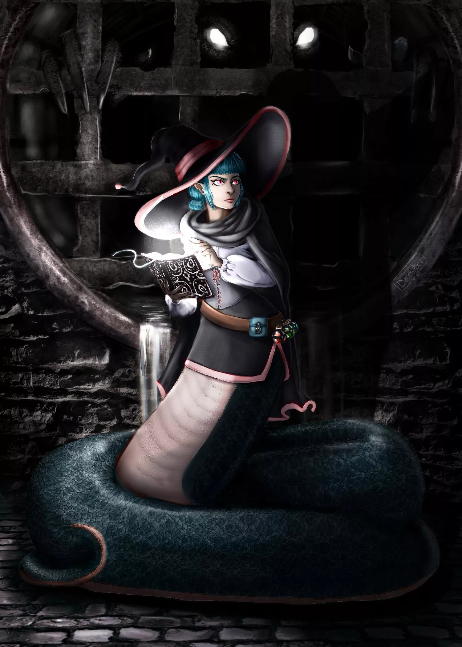 Lilith in the Catacombs | Artist: Darcsaber