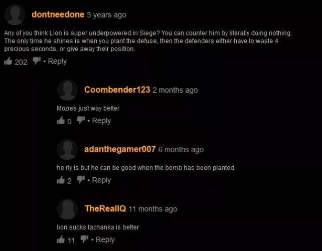 Lion is super underpowered in Siege