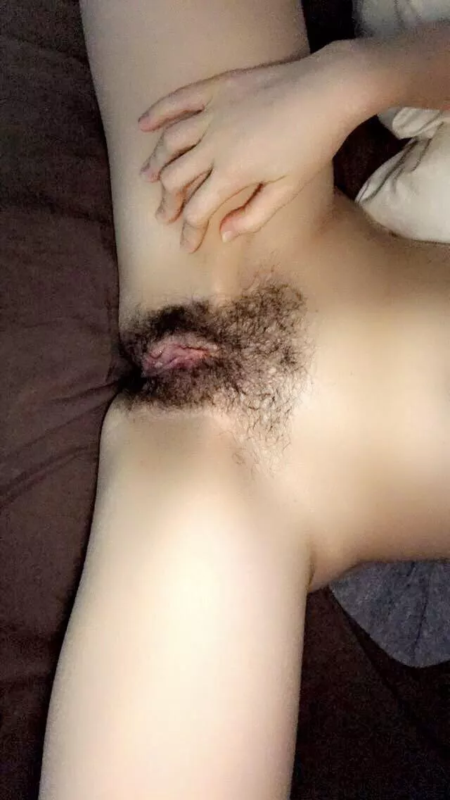 Little hairy vulva 😌