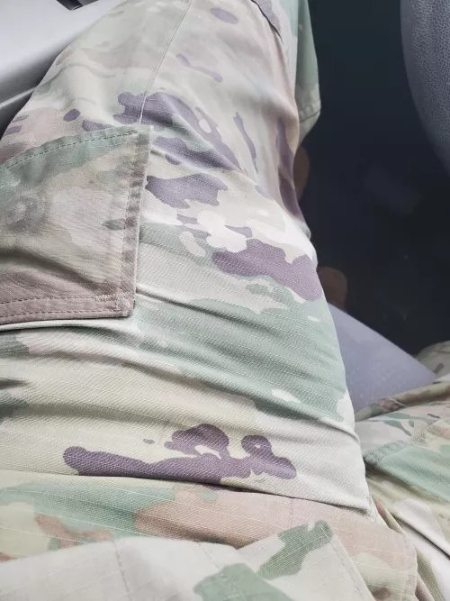 Little harder to see it in these pants but it's there lol