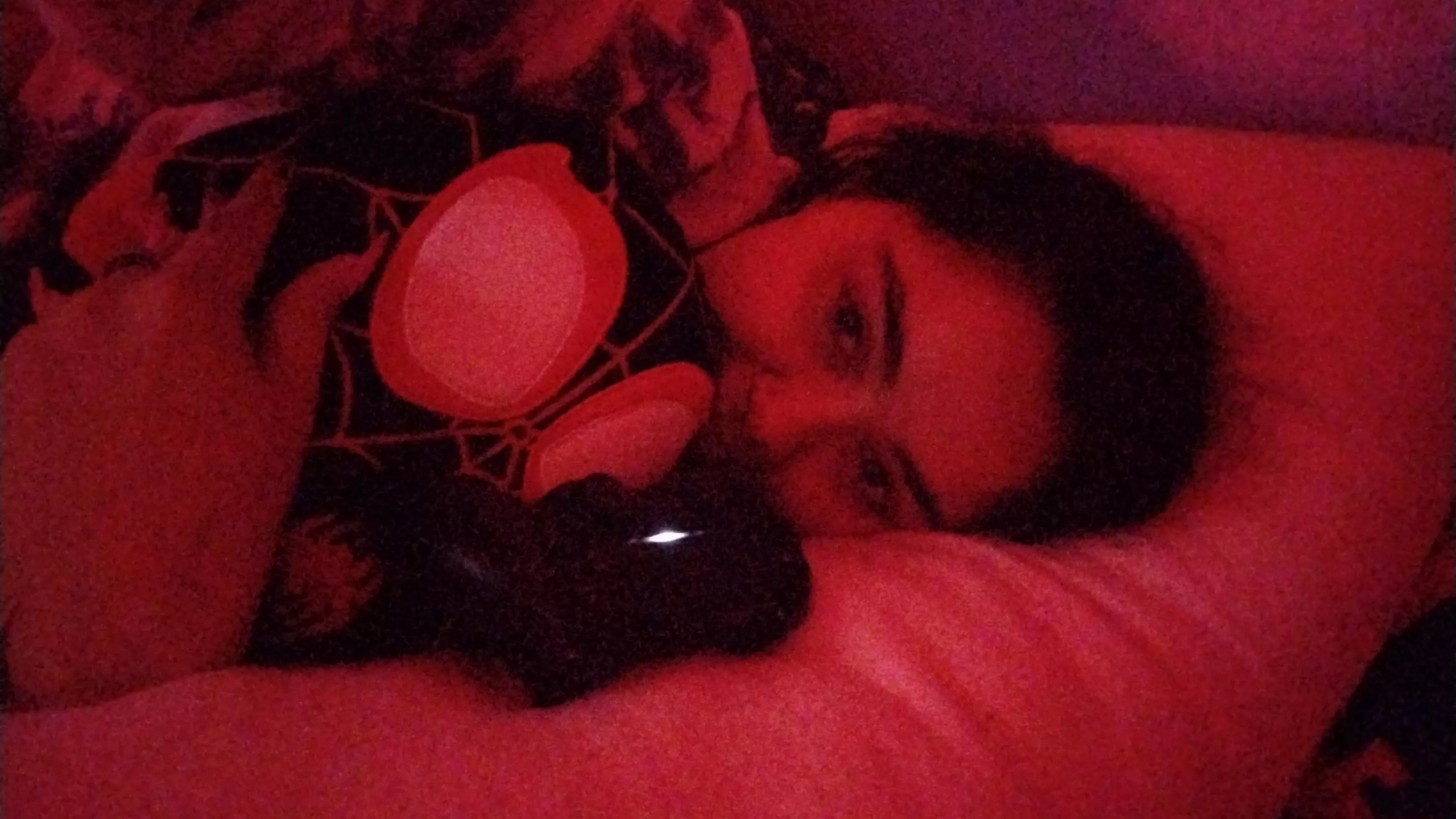 little me has no work cause of snow storm so me gonna cuddle miles and play my game