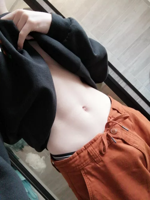 little peak before going to school