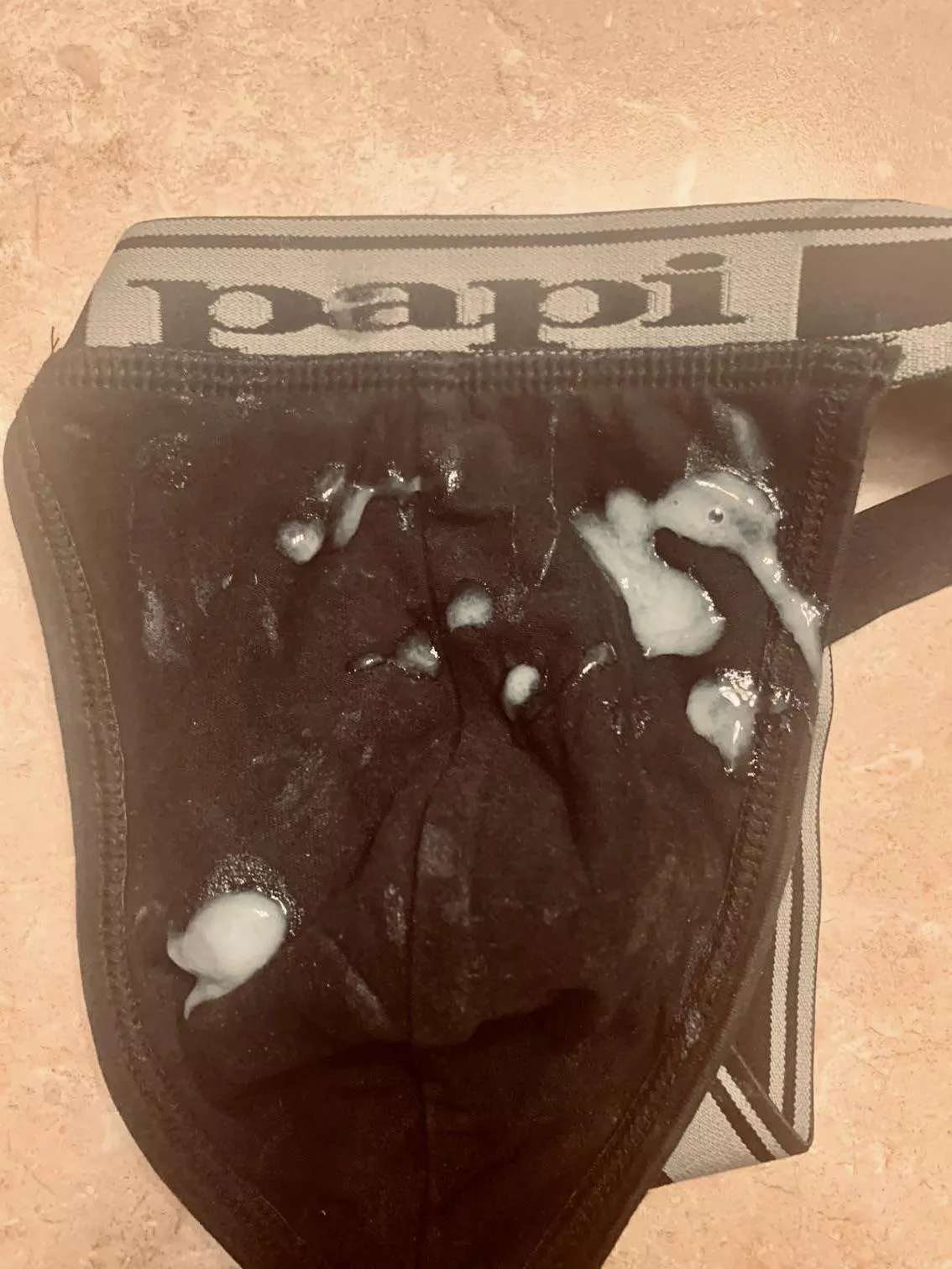 Loading up my workout jock.