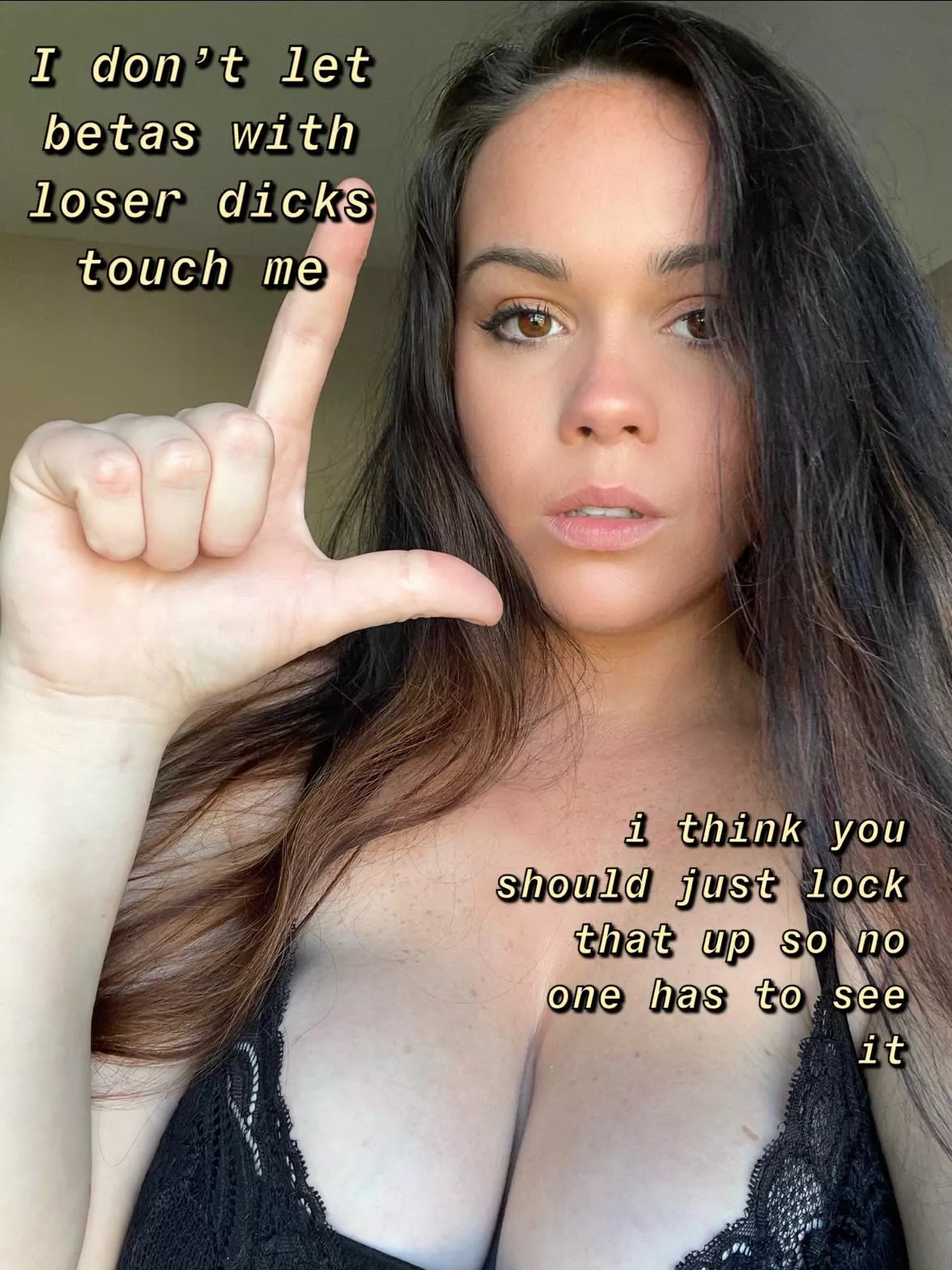 lock up that tiny clitty, only real men deserve to have their dicks free! lock up that tiny clitty, only real men deserve to have their dicks free!