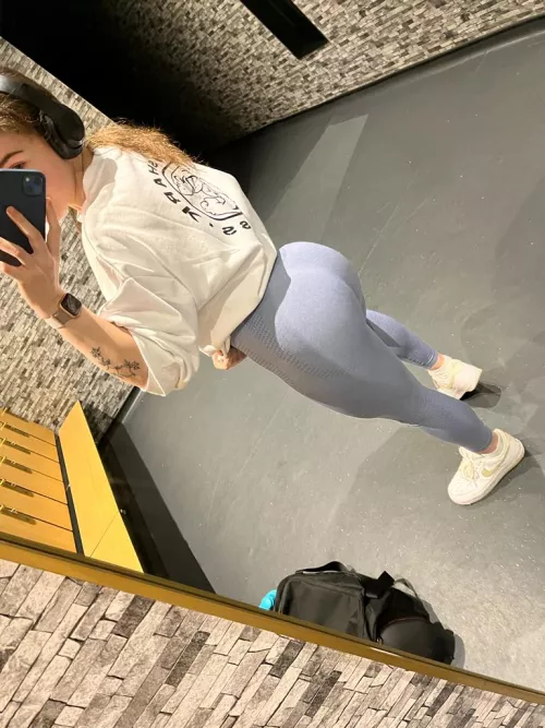Locker room pose