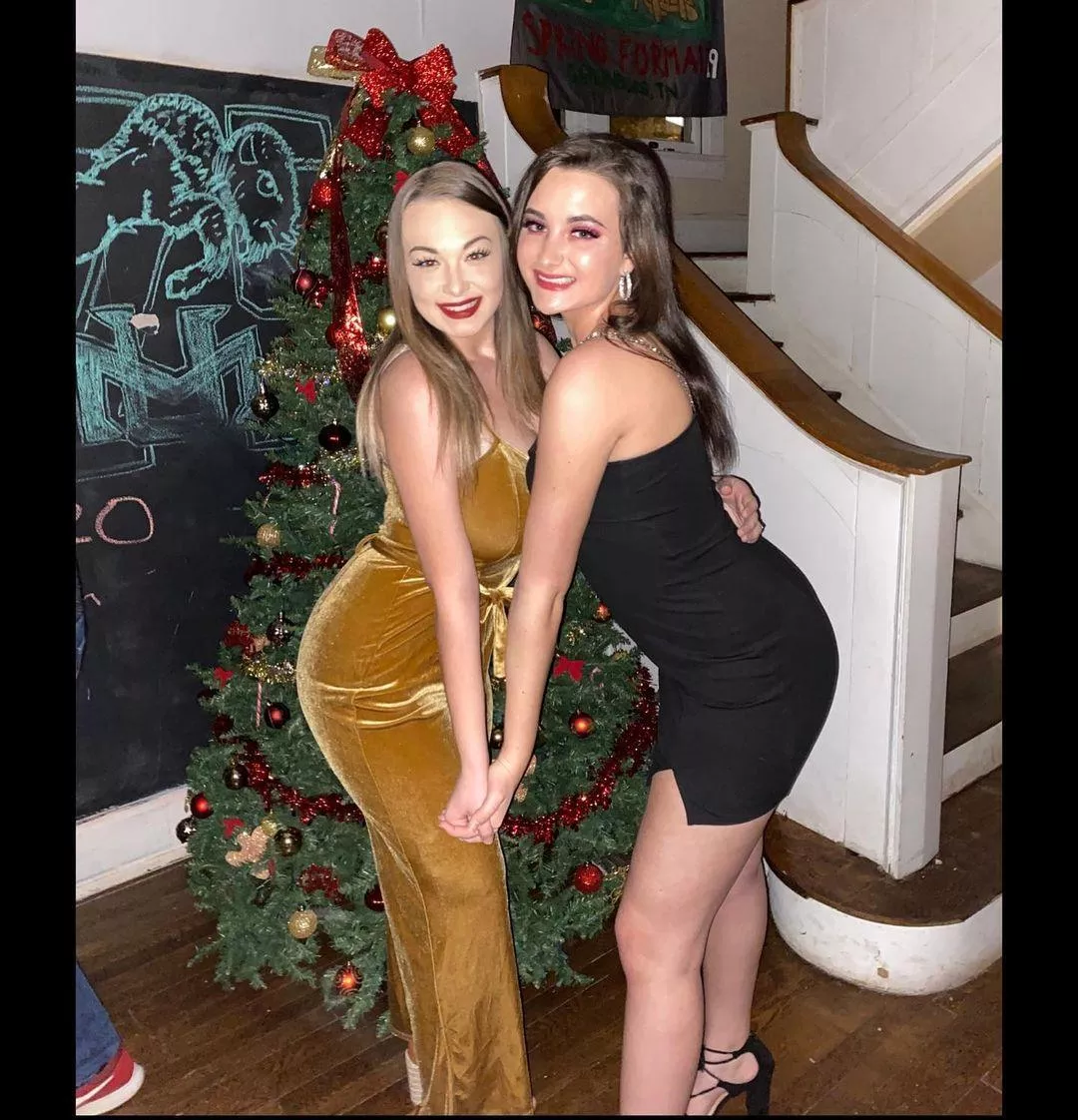 Long gold dress or short black one