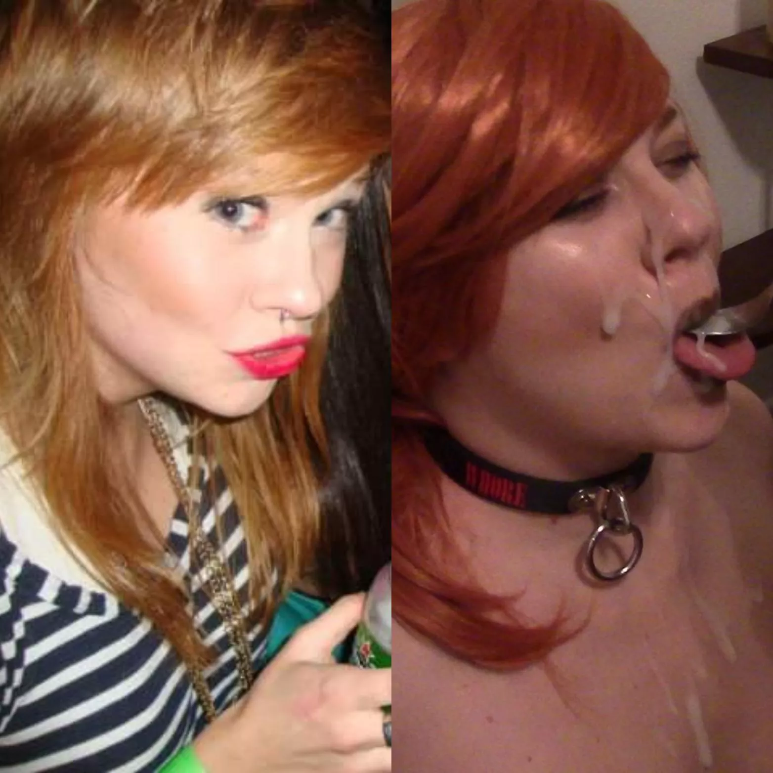 Look at that cum hungry whore