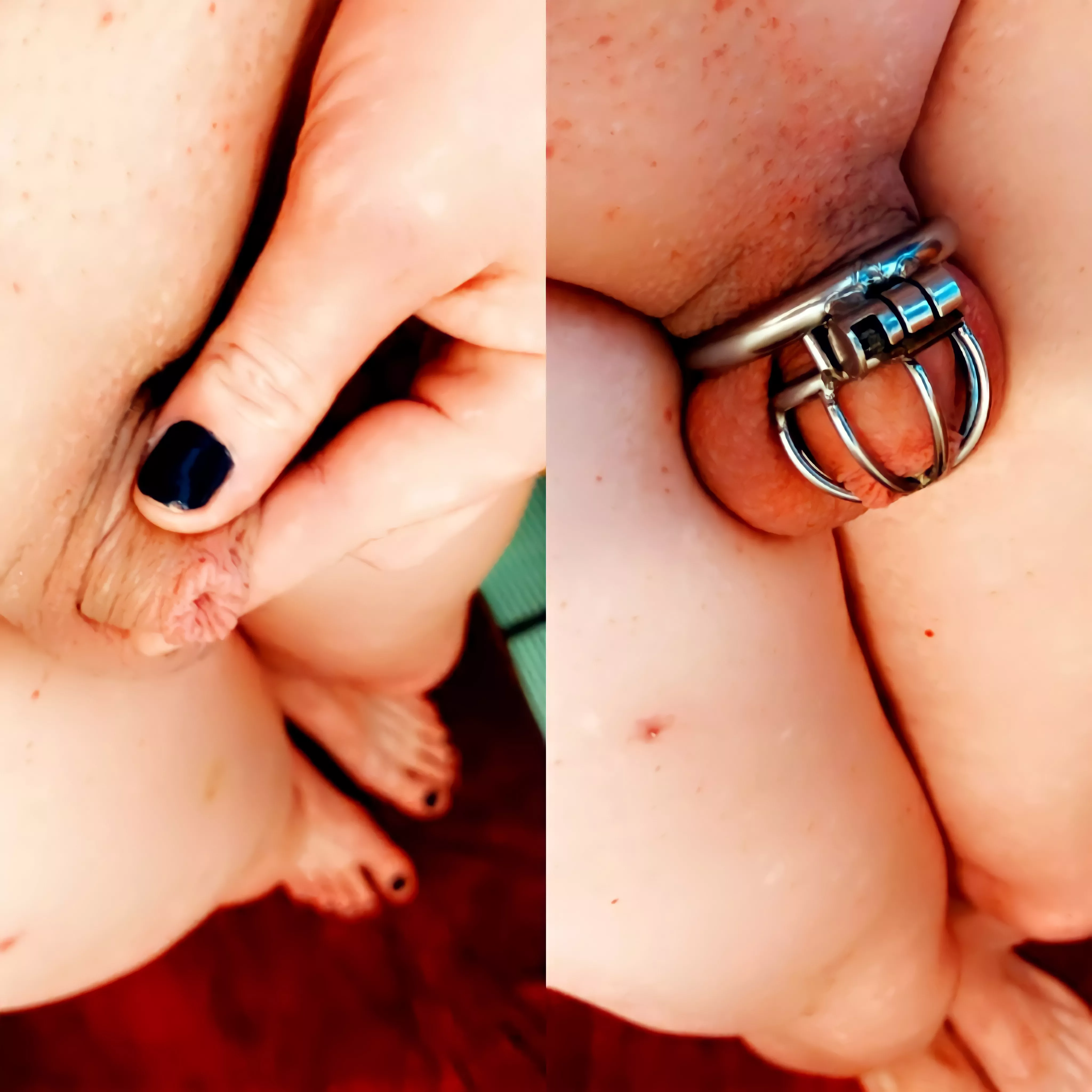 Look at that look how pathetic and small my enslaved Ariane's clit has become 🤣 there's no way going back now 😈 now get ready to masturbate now for us Ariane.