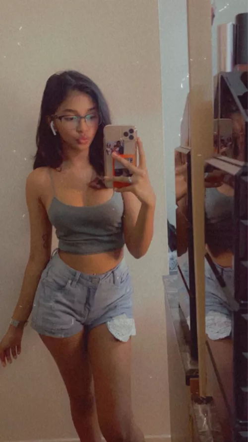 Looking for a dirty perv to jerk his cock to my petite barely legal gf! Send a cock tribute vid over her pic for more.. might even show off how she looks riding my BBC if ur vocal. Kik bbctrib4u