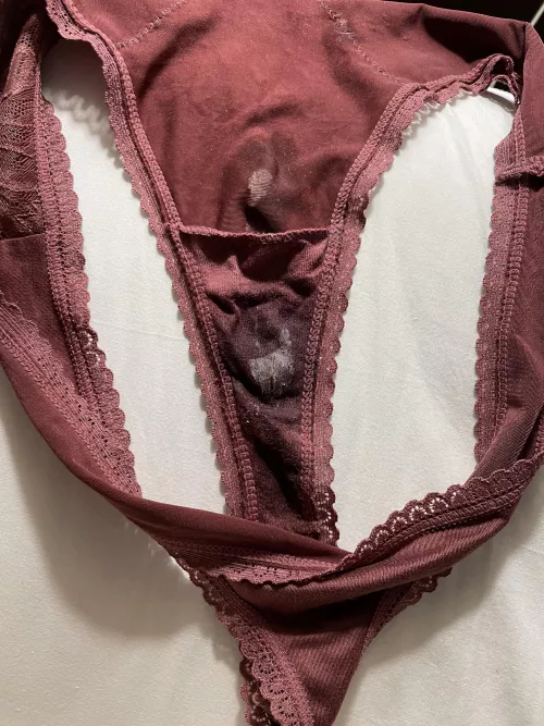 Looking for a loving homeβ¦ creamy flight and playtime thong π₯°