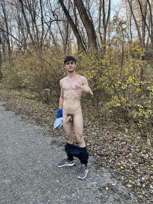 Looking for a new running buddy. Duties include sucking my dick behind this tree