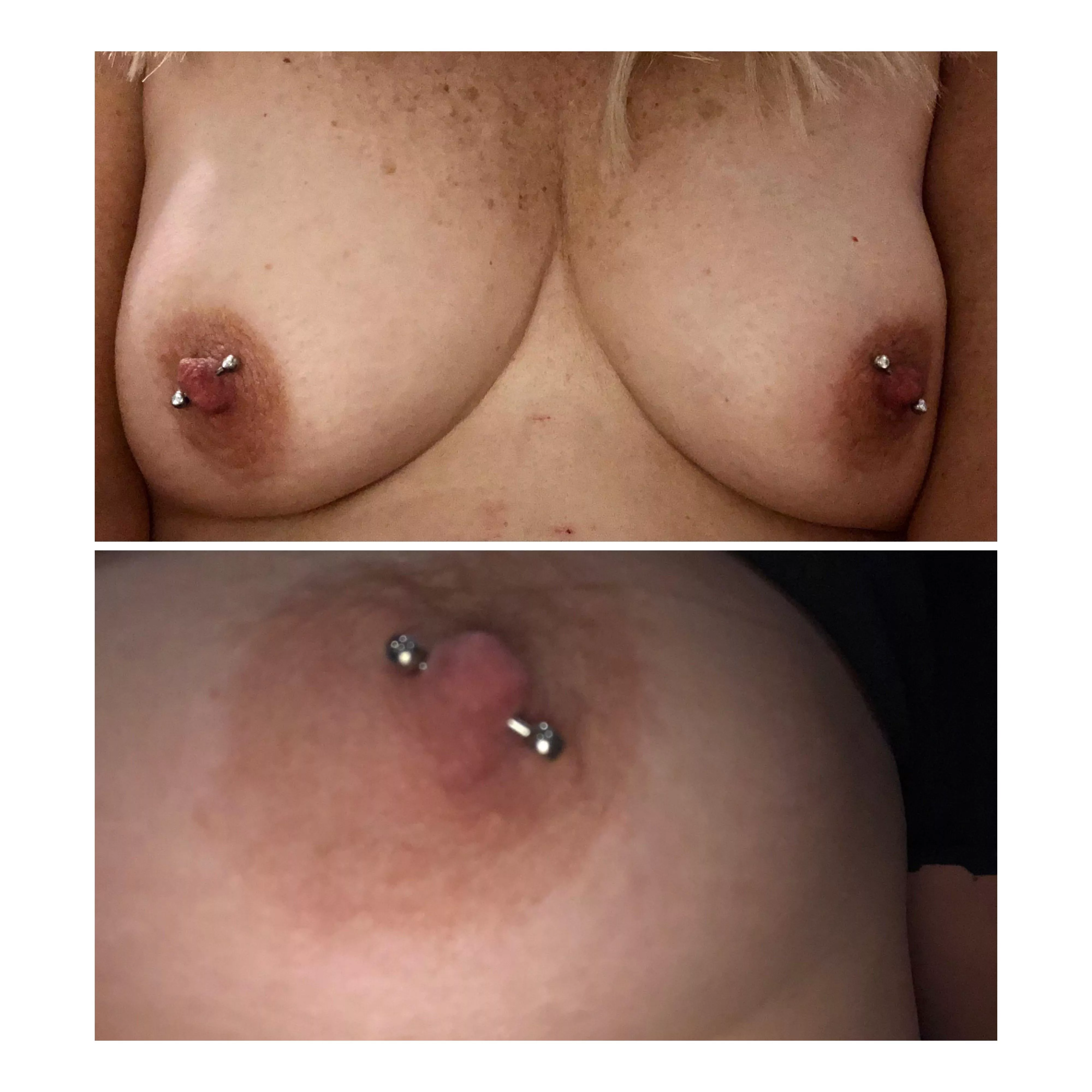 Looking for new jewelry - are these bars too long? Other diagonal options?