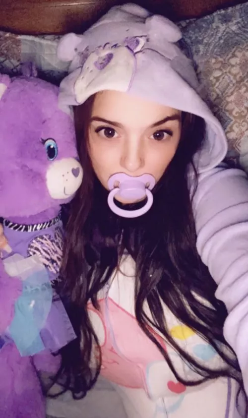 Looky I match my care bear friend!!