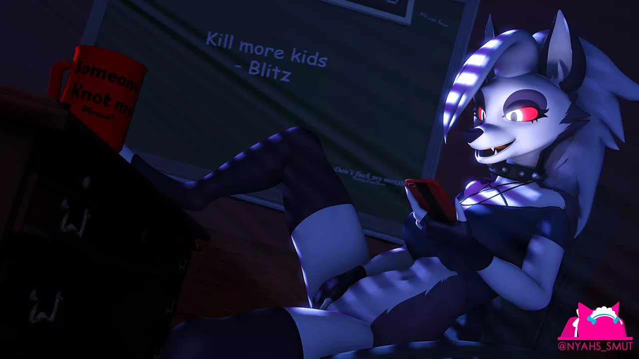 Loona having more after-hours fun | Nyahs_Smut | Helluvaboss