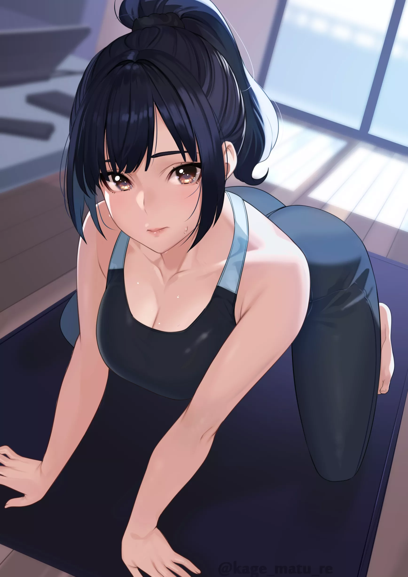 Loosen up with stretches. [Original]