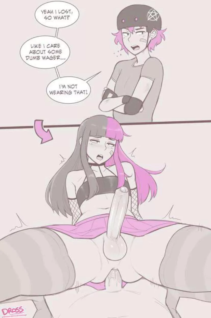 Losing and winning a huge cock, Mmmm interesting to play like that! 😏😉✌️💜(Creator / Artist : Dross) Losing and winning a huge cock, Mmmm interesting to play like that! 😏😉✌️💜(Creator / Artist : Dross)