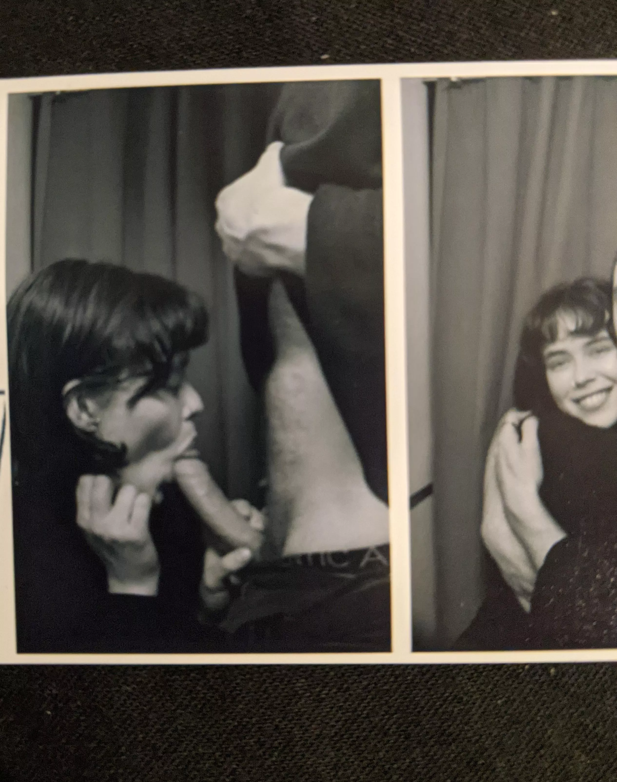 Love a photobooth, especially when it leaves the photo on the screen for the next person 😁