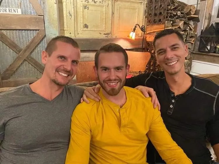 Love Christmas parties! Our first holiday season together.