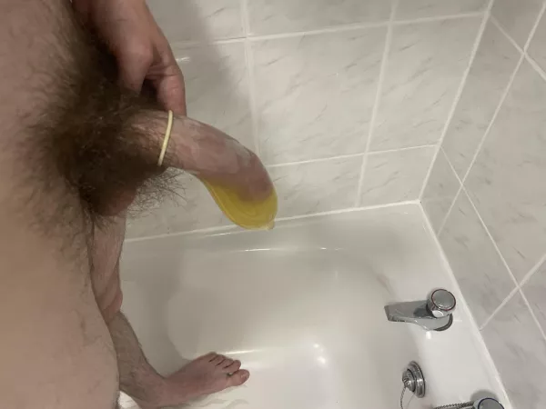 Love filling up a condom ππ