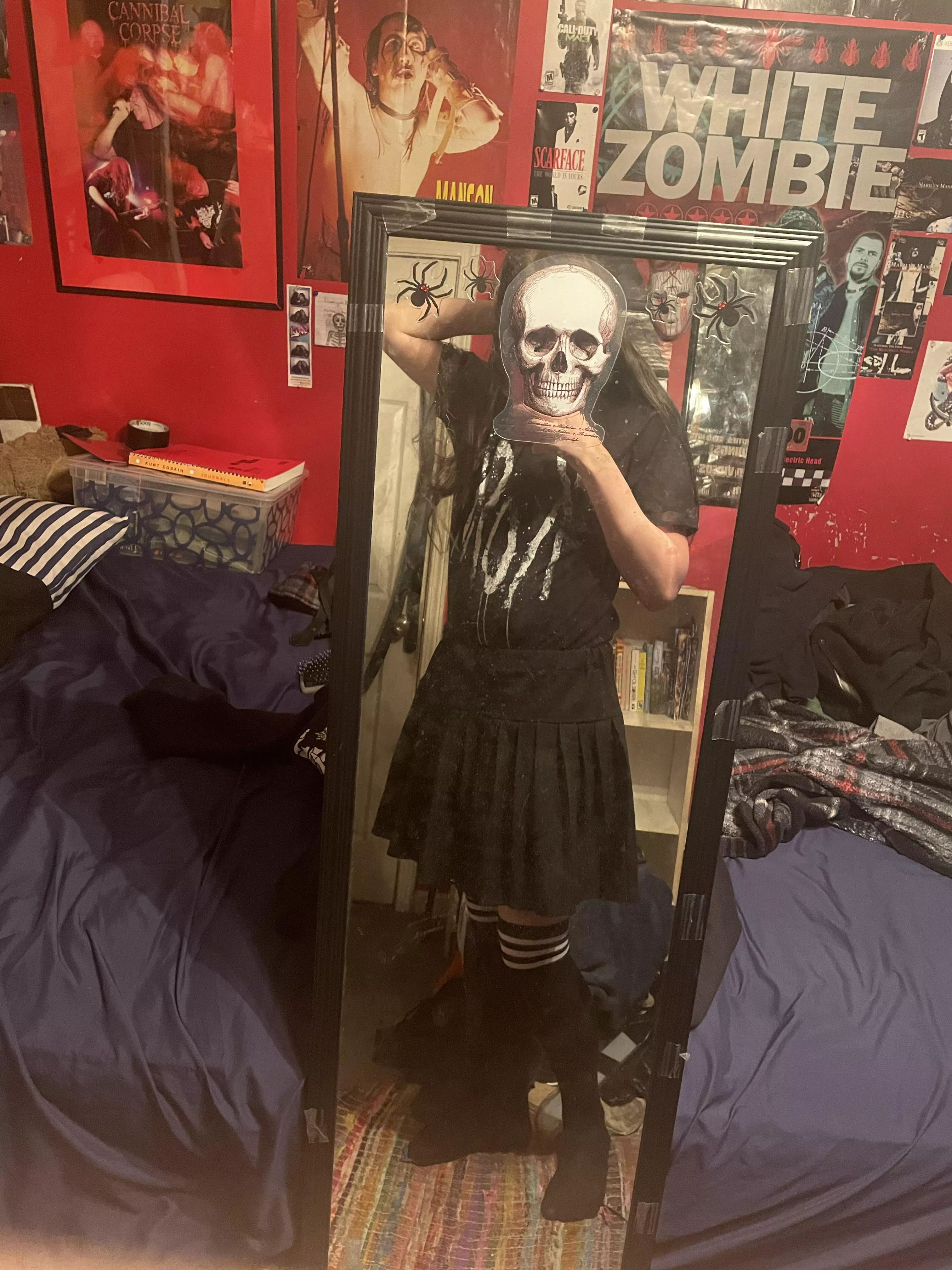 Love my new skirt and high socks