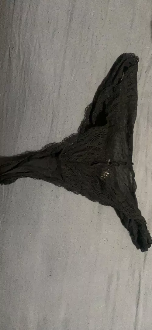 Love showing my gfs panties off, her dirty ones taste so good. Any guys or girls want me see more and chat about them? Kik me at john_cox90