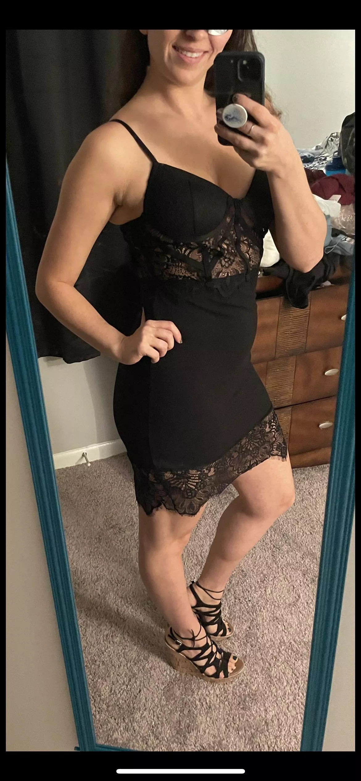 Love some lace on dresses