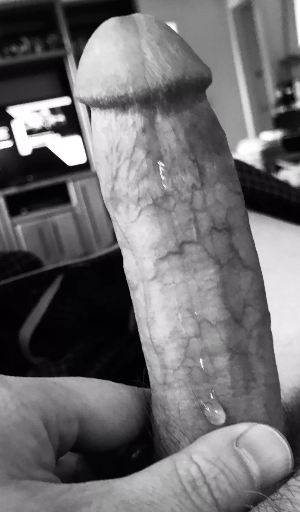 Love that feeling when the precum drips down to the base… [OC]