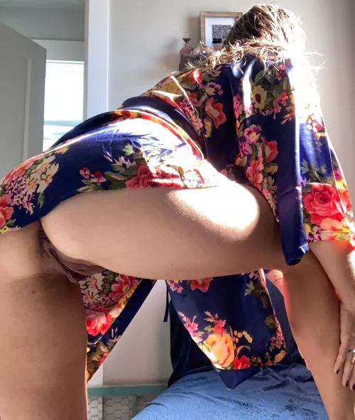 Love the feeling of this robe on my body