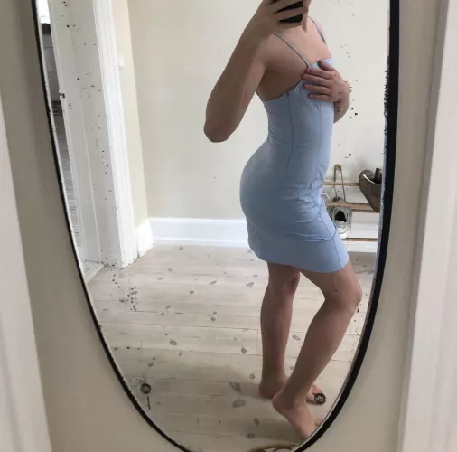 Love this blue dress