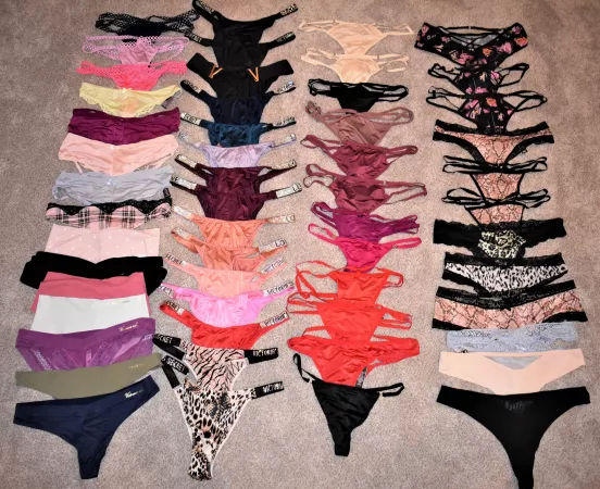 Love VS panties. Do you like my collection? :)