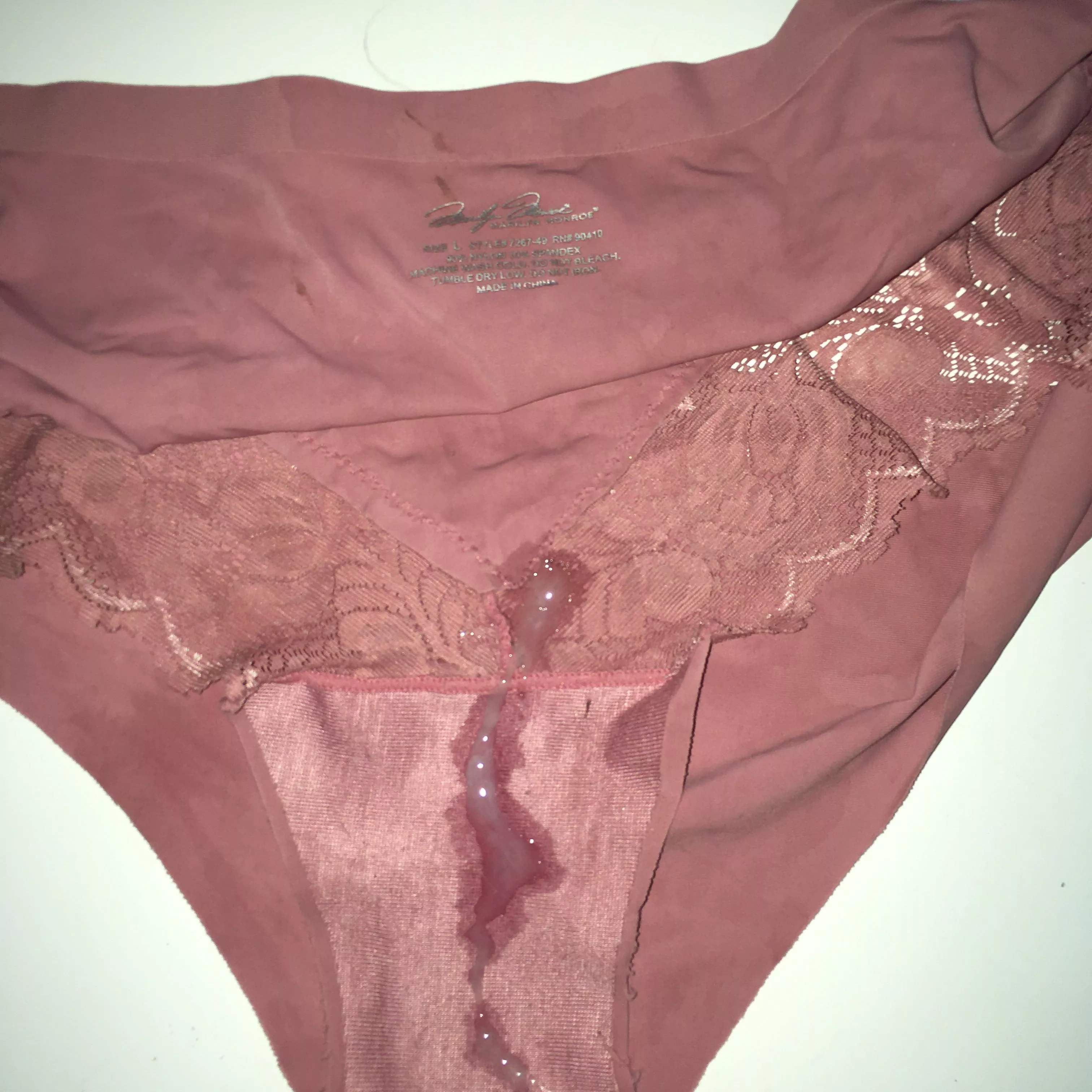 Love watching “Wifey Blows Best” suck her husband off while I use her panties to blast a load where her cunt was!