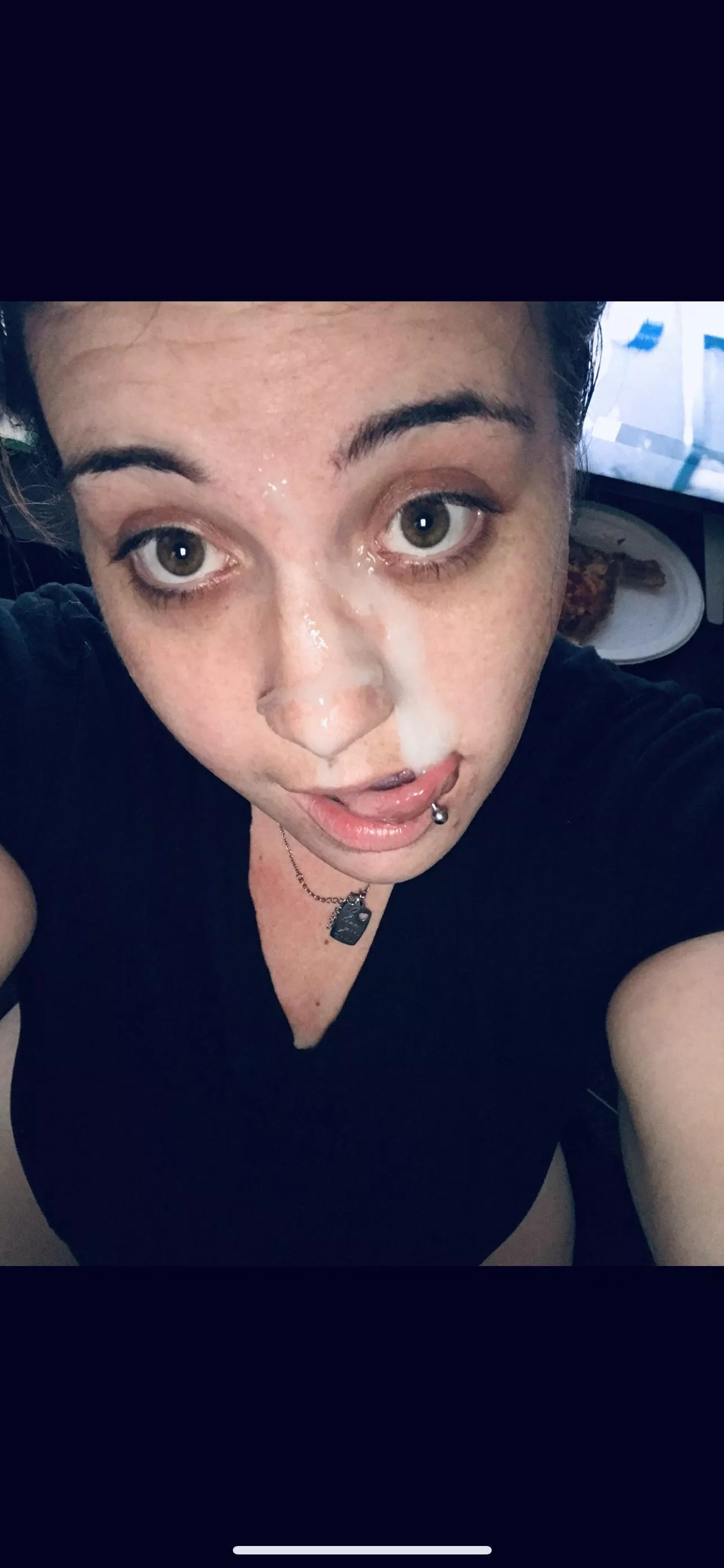 Love when my face is covered 😈