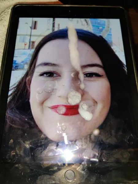 Loved unloading on her. DM me for kik and to get a cock, jerk or even a cumtribute like this if the pic is good.