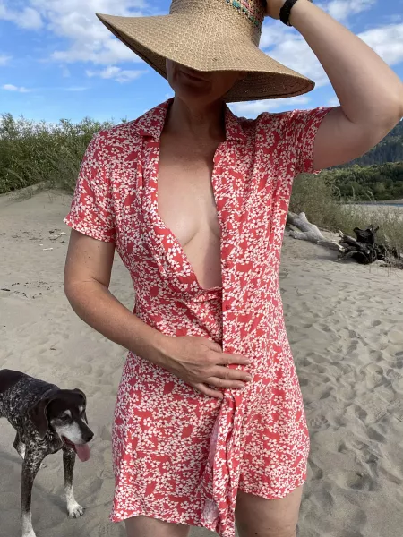 Lovely day for a beach visit.