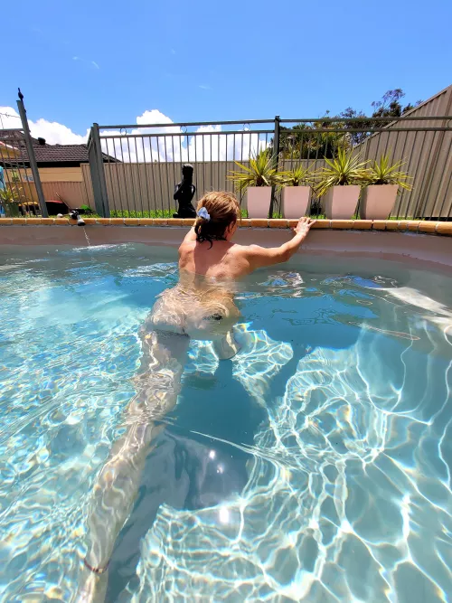 Loving pool time. Central Coast NSW.