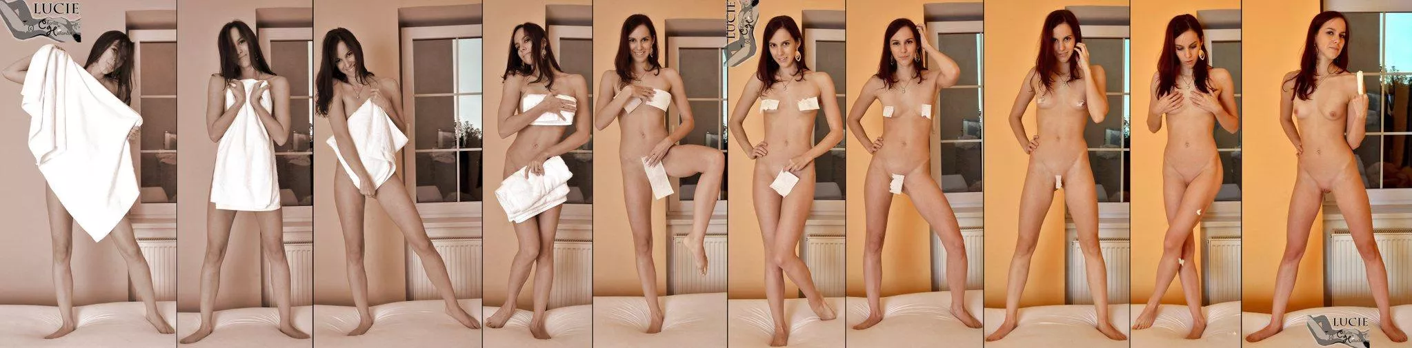 Lucie bought a new☢️⚛️ radioactive towel at the shopping channel 📺 *comment