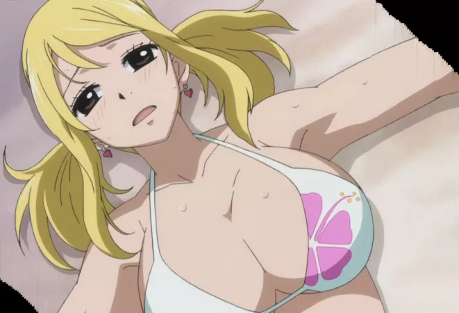 Lucy Heartfilia feeling tired [Fairy Tail]