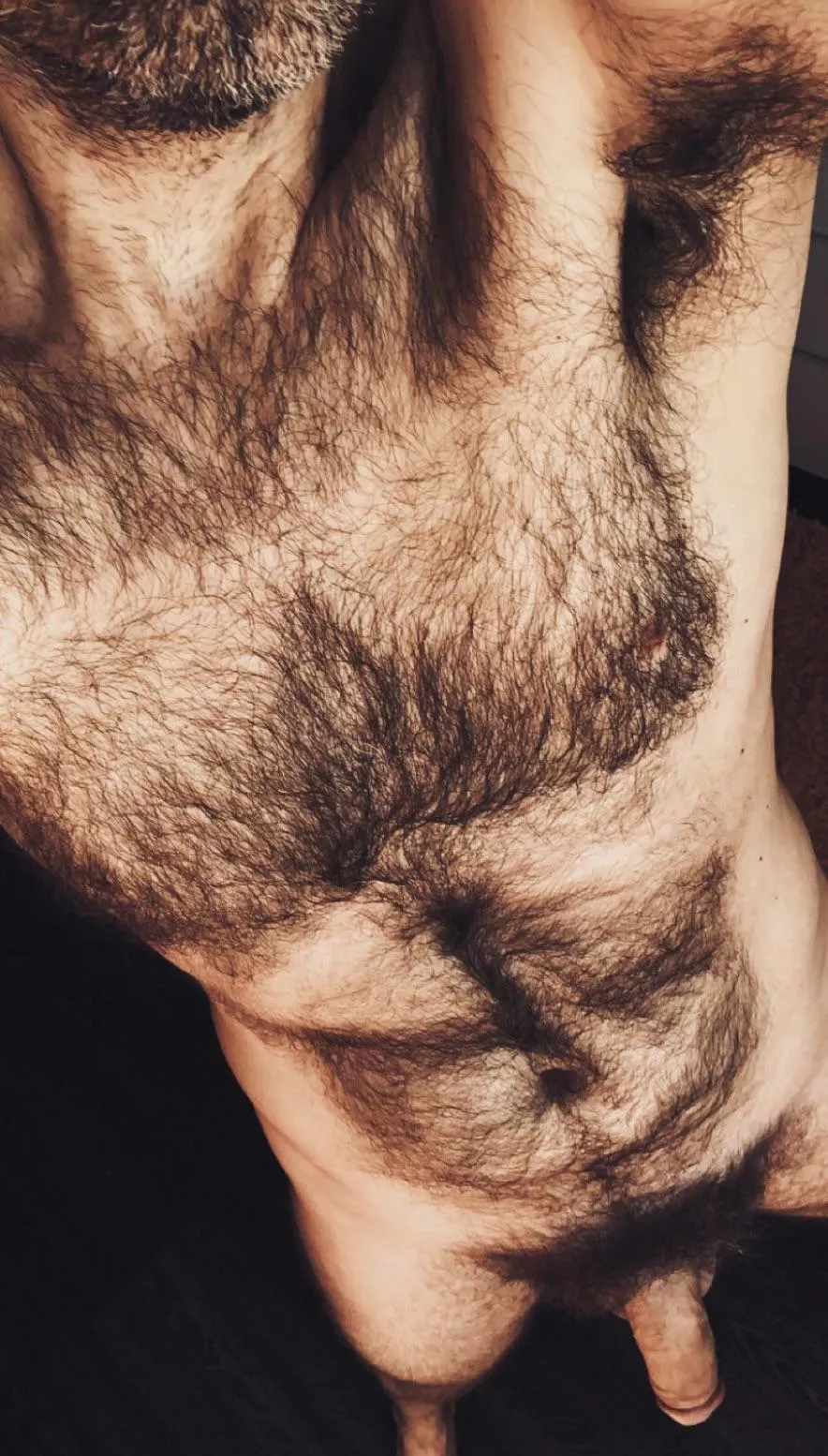 Luggin' around this big ol' dick...