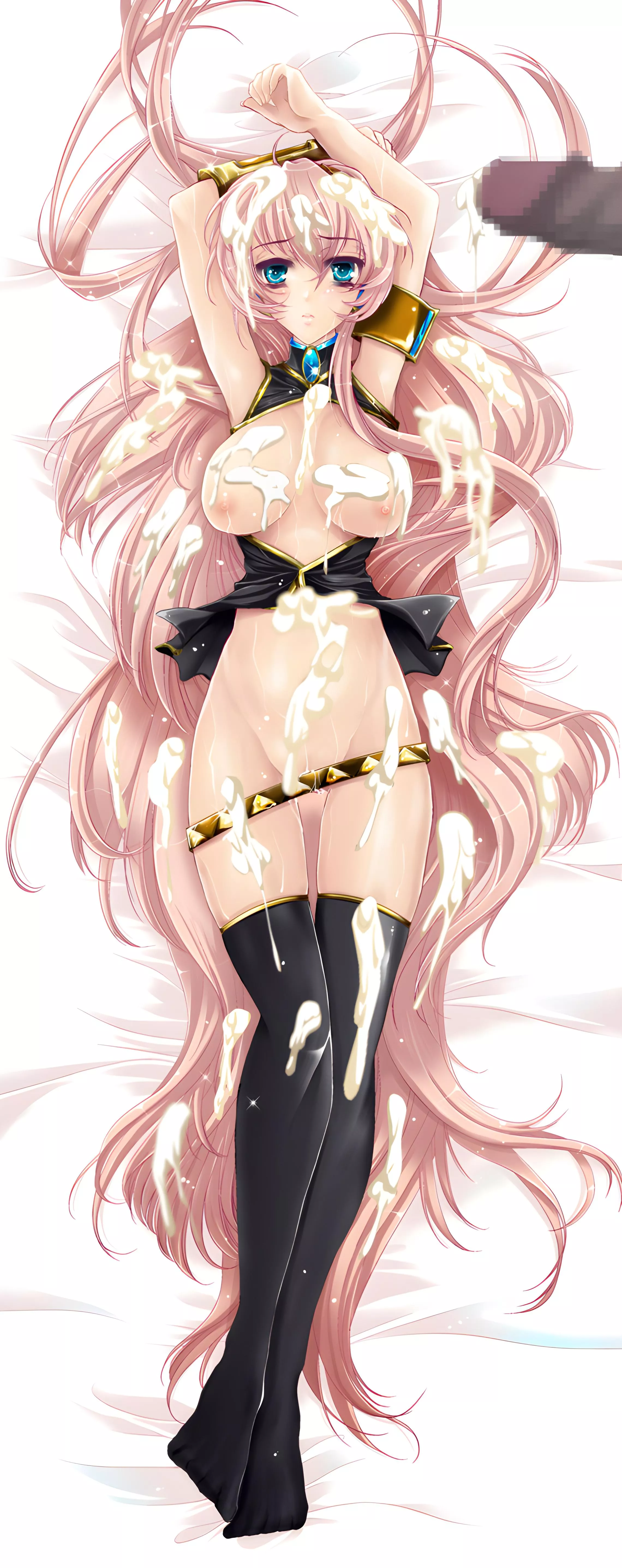 [Luka] Thick cum over majestic long hair...