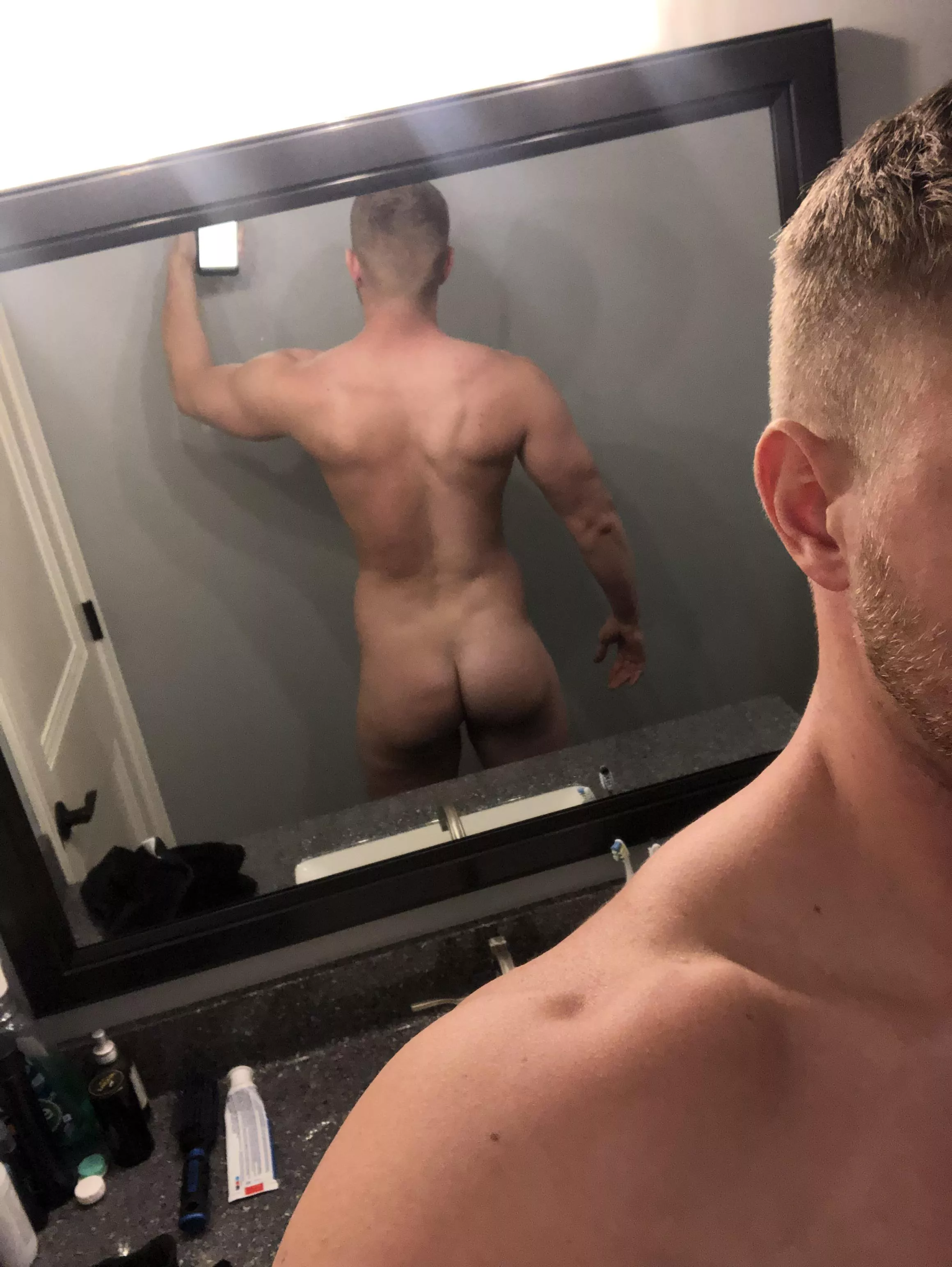 (M) 32. Working on my back