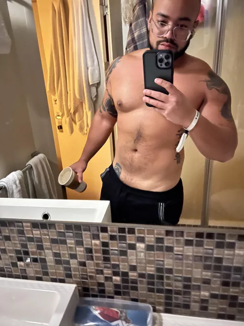 [M] after my last workout on vacation.
