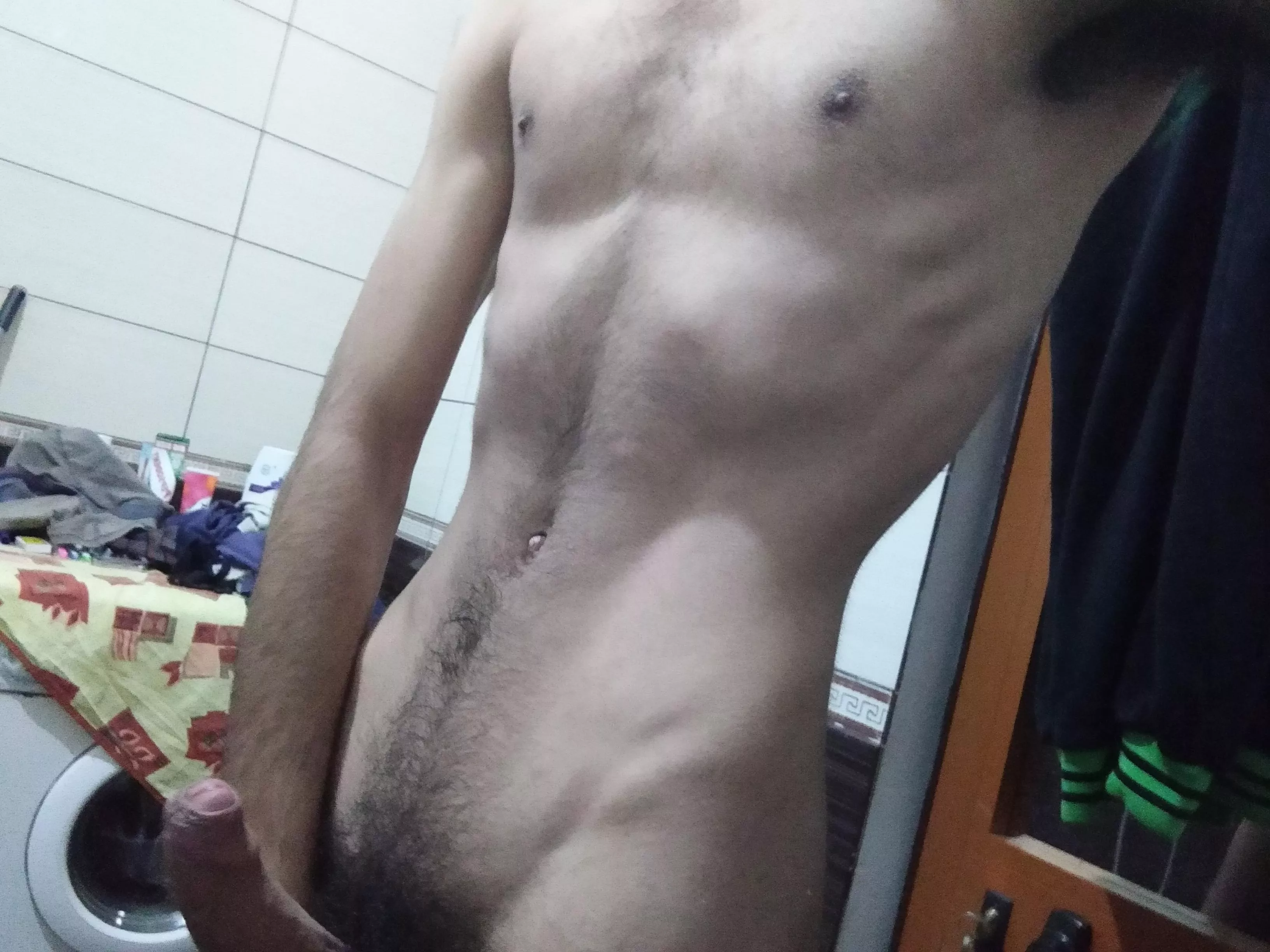 (M) After workout