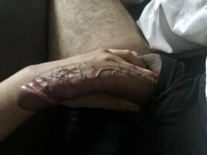 (M) anyone who wants to suck my curved dick?