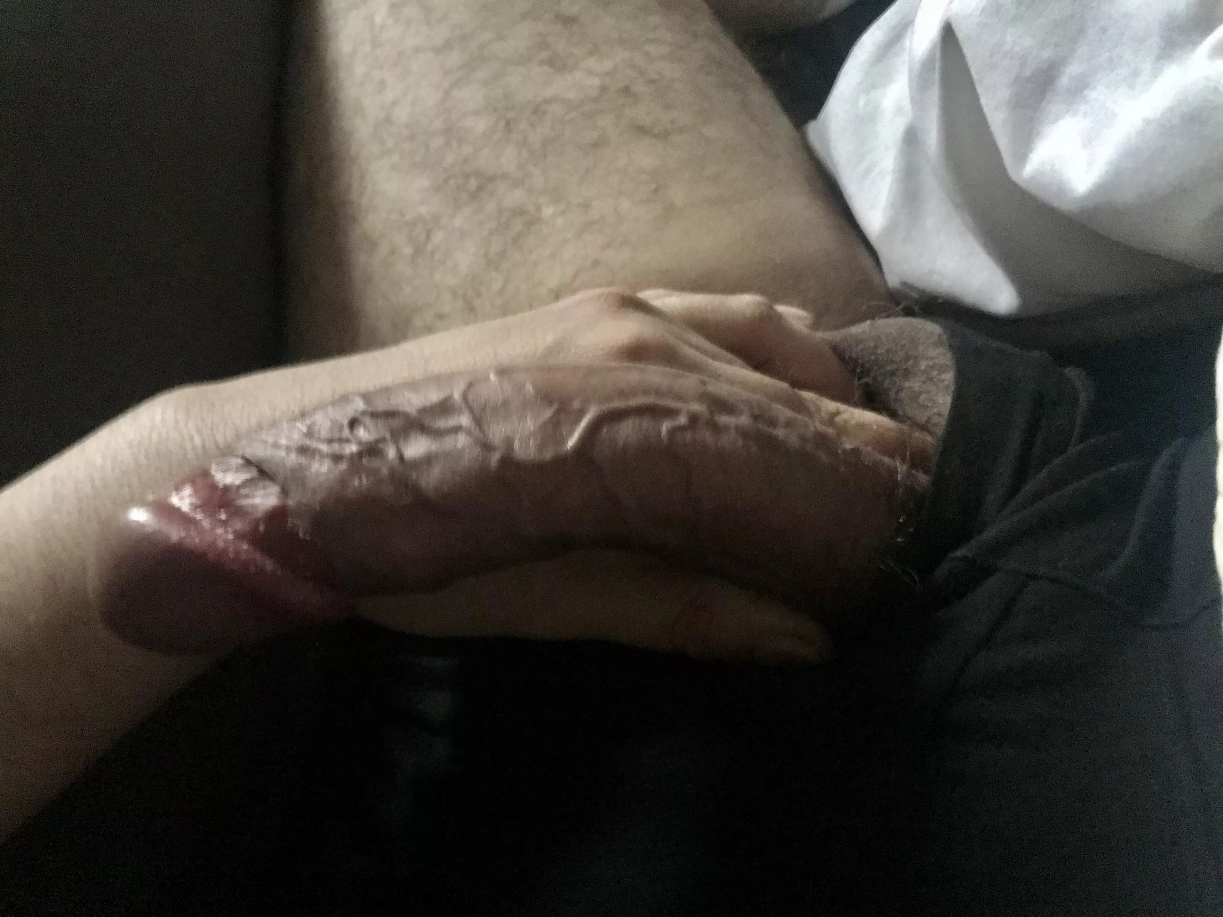 (M) anyone who wants to suck my curved dick?