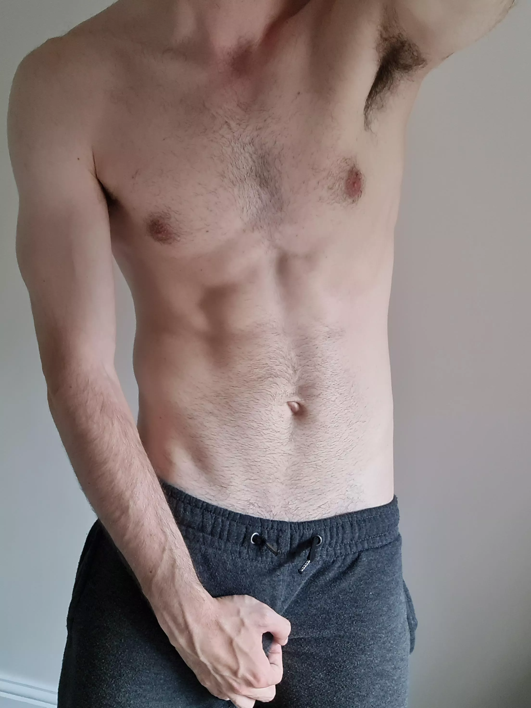 [m] I always get horny when I work out at home