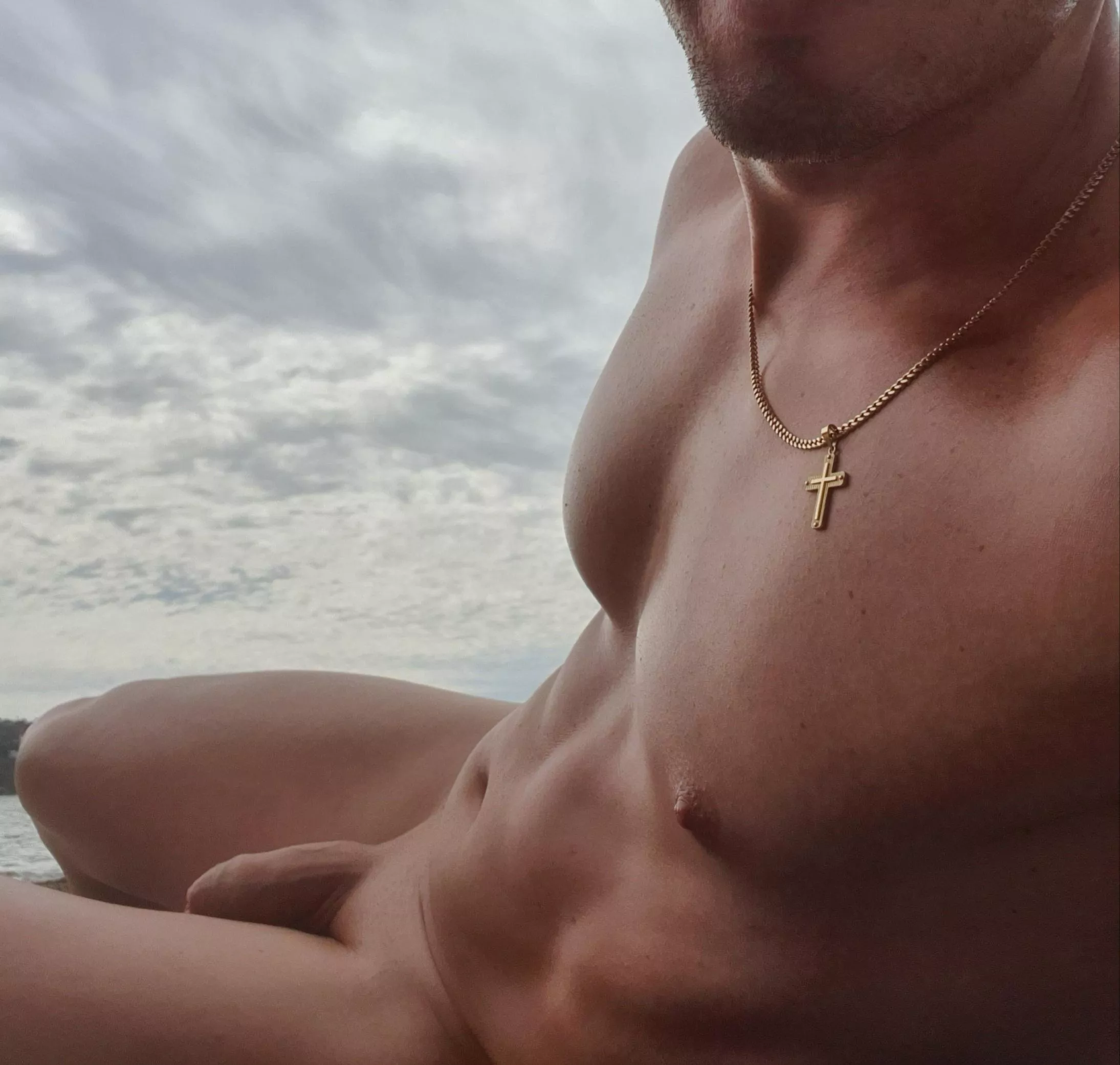 [M] If you saw me at the nude beach, what would you think? I am extremely self conscious and always sceptical of what people are thinking. Am I crazy?
