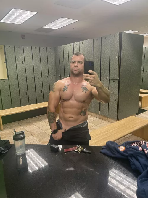 (M) just post workout pic from the other day