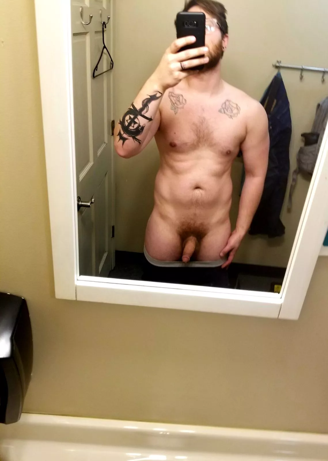 [M] soft for now but I usually get hard when lifting...