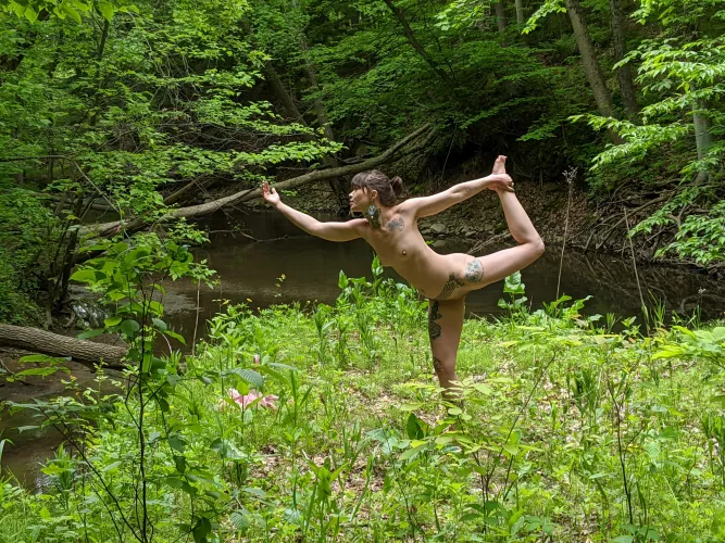 Madam Mystic gets nude in the woods to expand her body and mind.