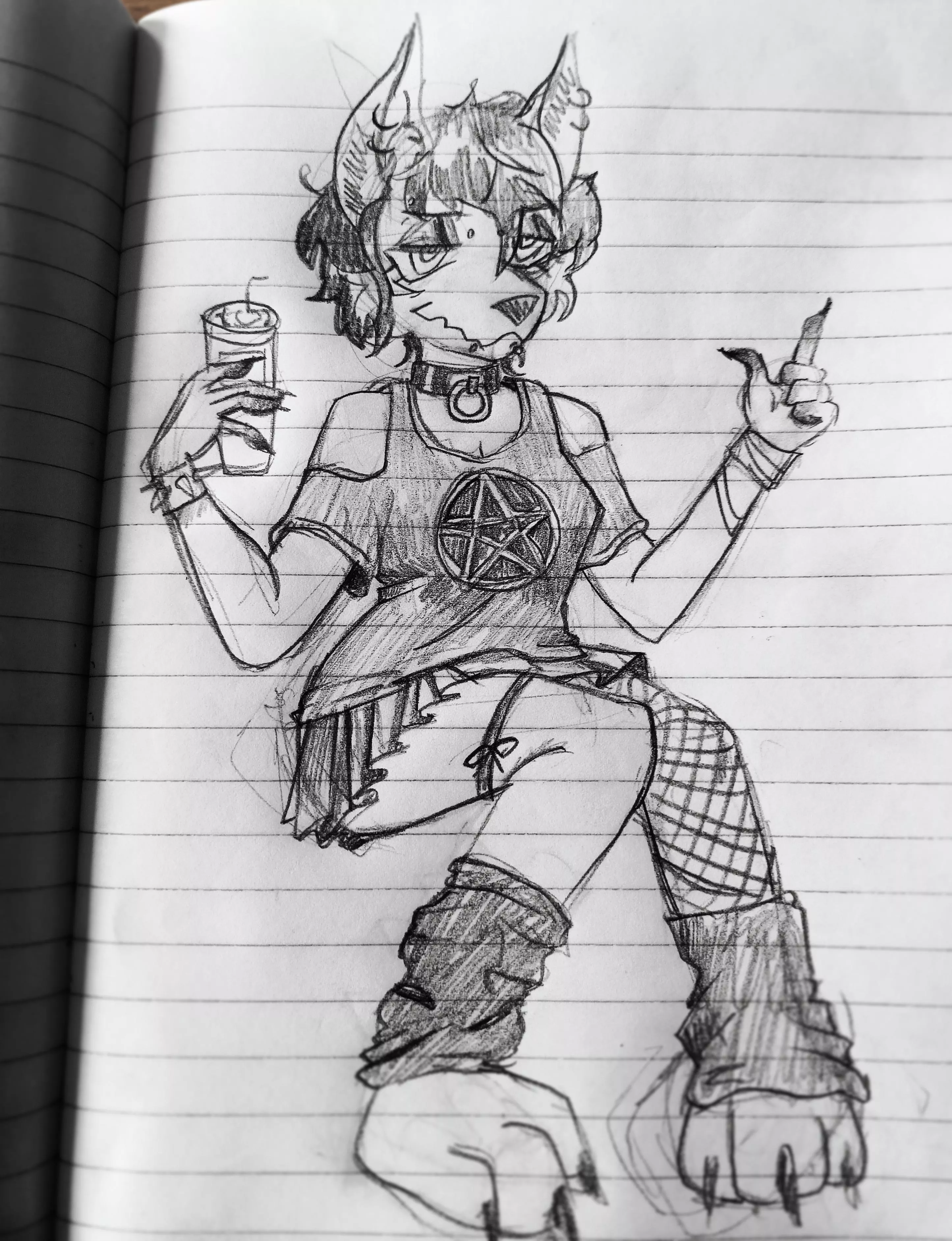 Made a little sketch at school :)